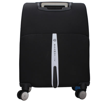 Piquadro Black Fabric Trolley Bag