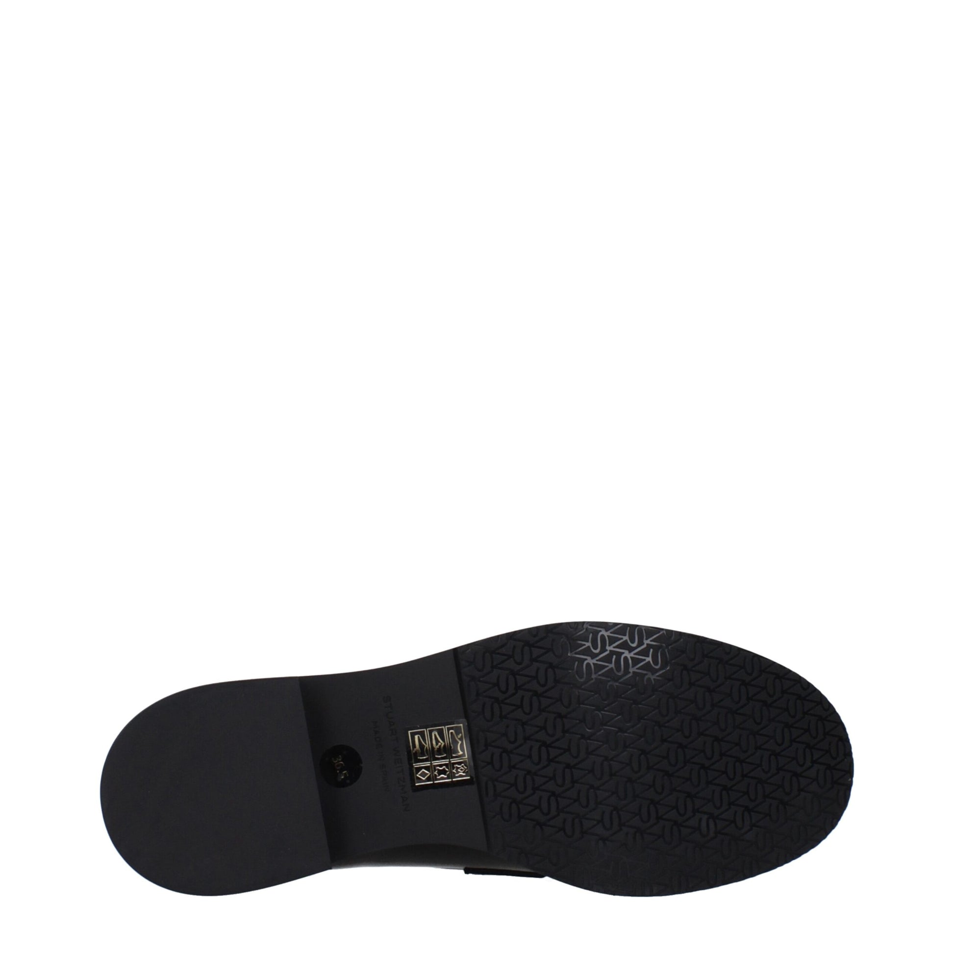 Stuart Weitzman Black Leather Loafer