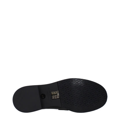 Stuart Weitzman Black Leather Loafer