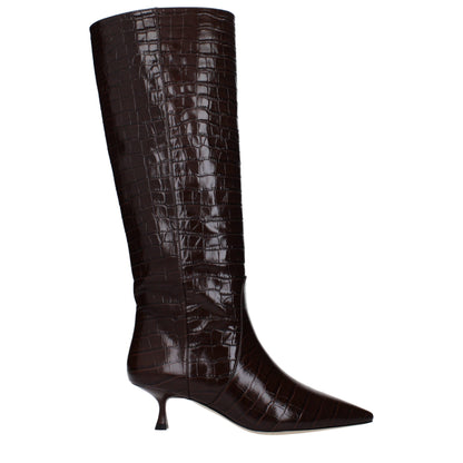 Stuart Weitzman Brown Leather Boot