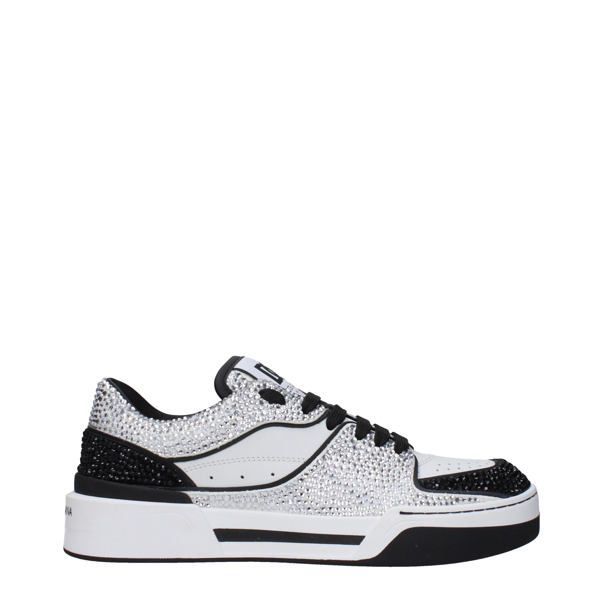 Dolce & Gabbana White Leather Sneakers