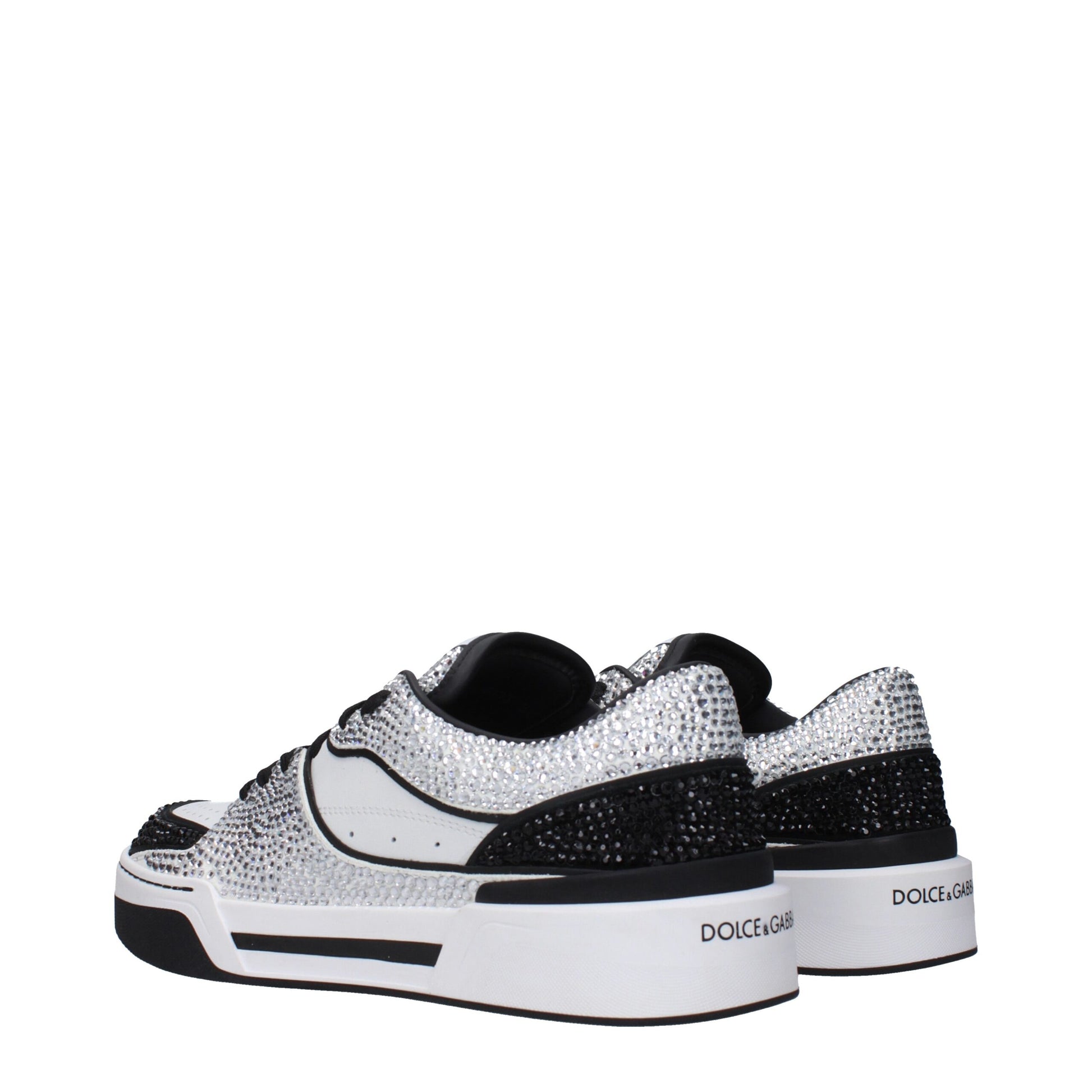Dolce & Gabbana White Leather Sneakers