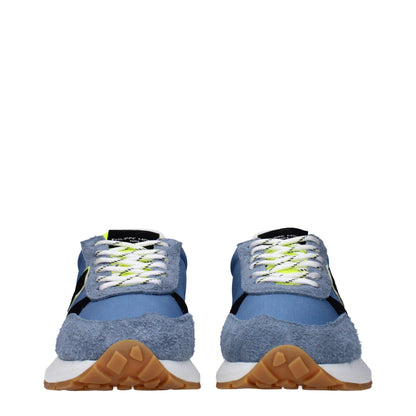Philippe Model Blue Fabric Sneakers