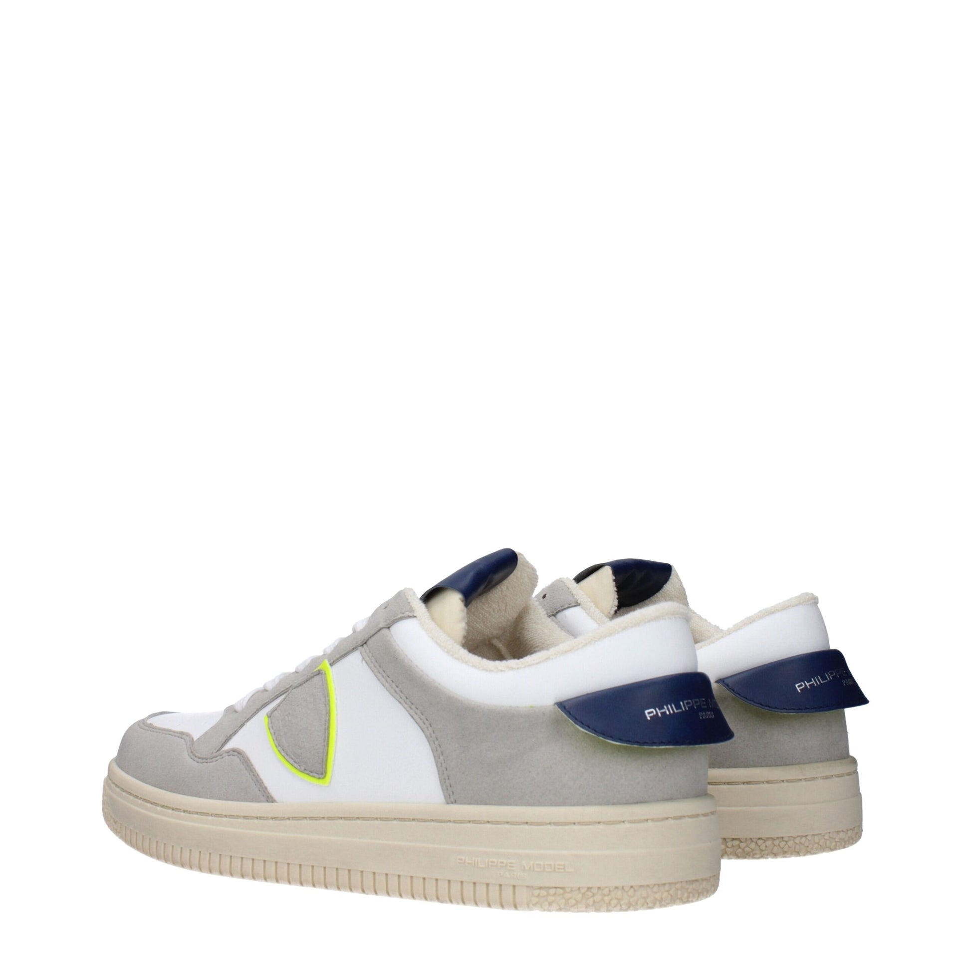 Philippe Model White Leather Sneakers - Timeless Elegance