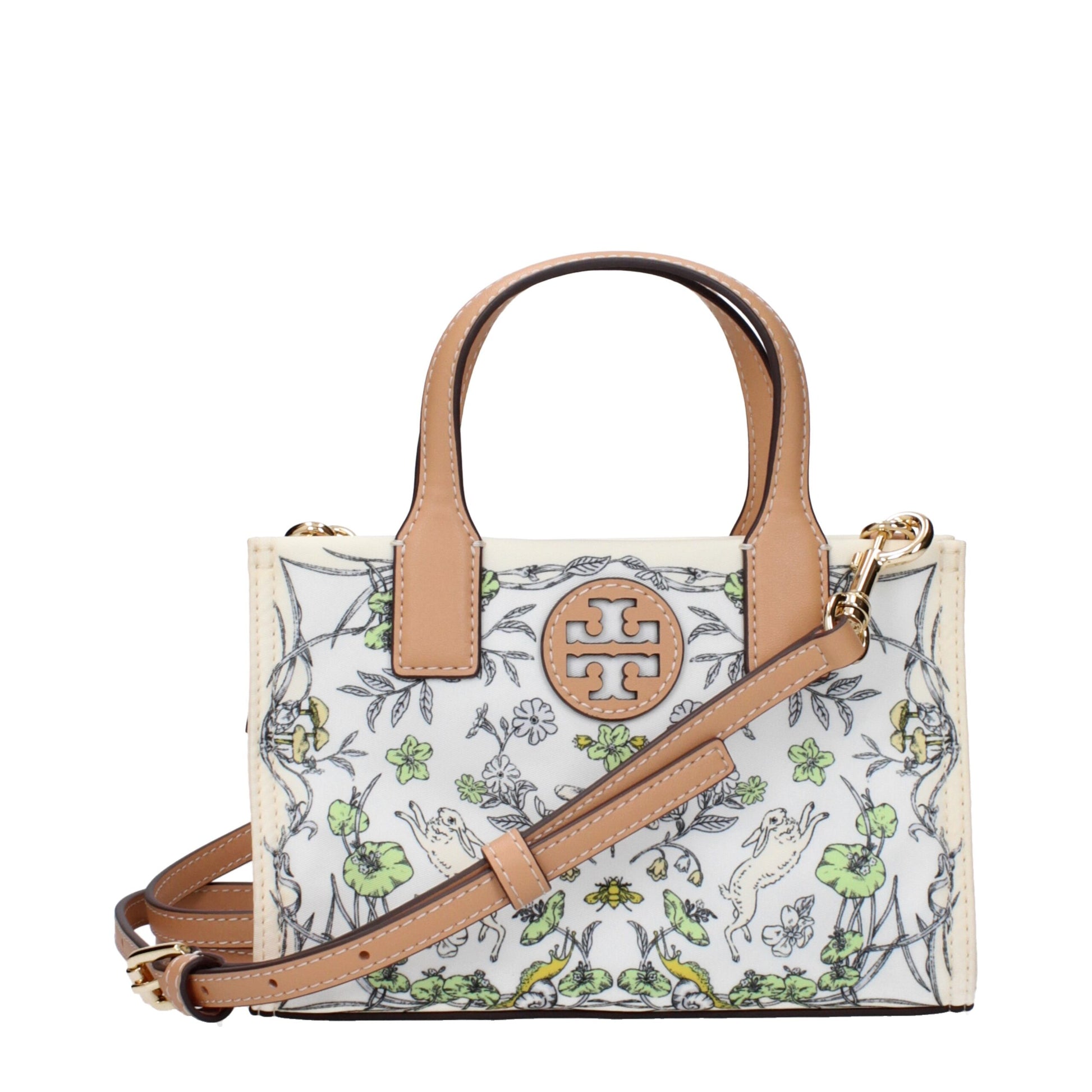 Tory Burch Beige Fabric Handbag - Elegant Versatility