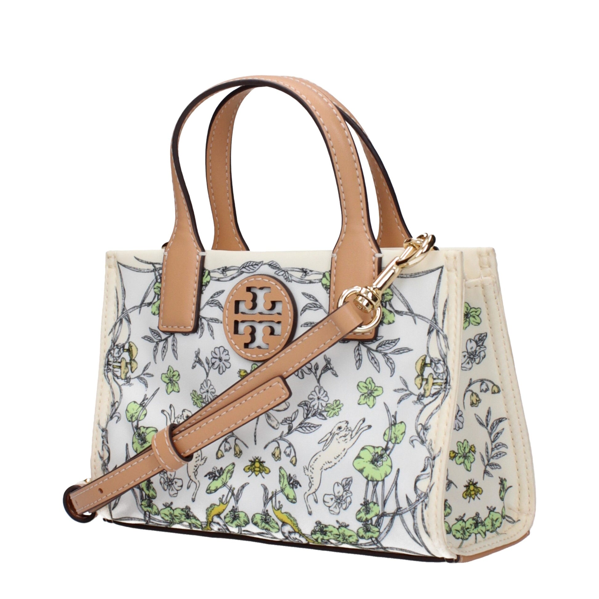 Tory Burch Beige Fabric Handbag - Elegant Versatility