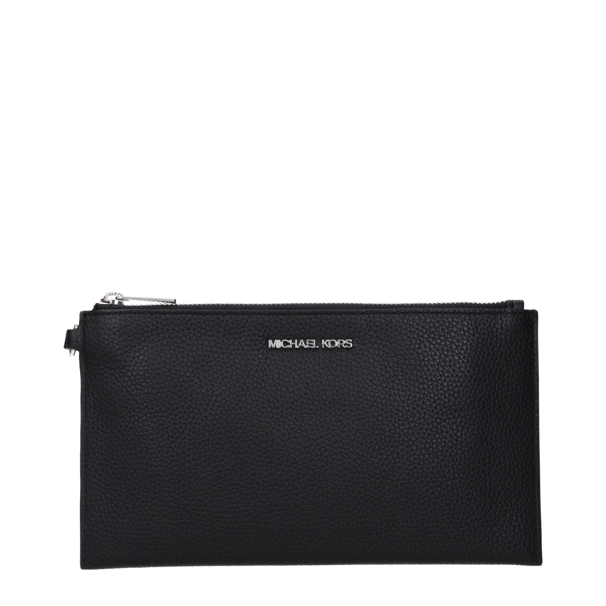 Michael Kors Black Leather Clutch Bag: Effortless Elegance