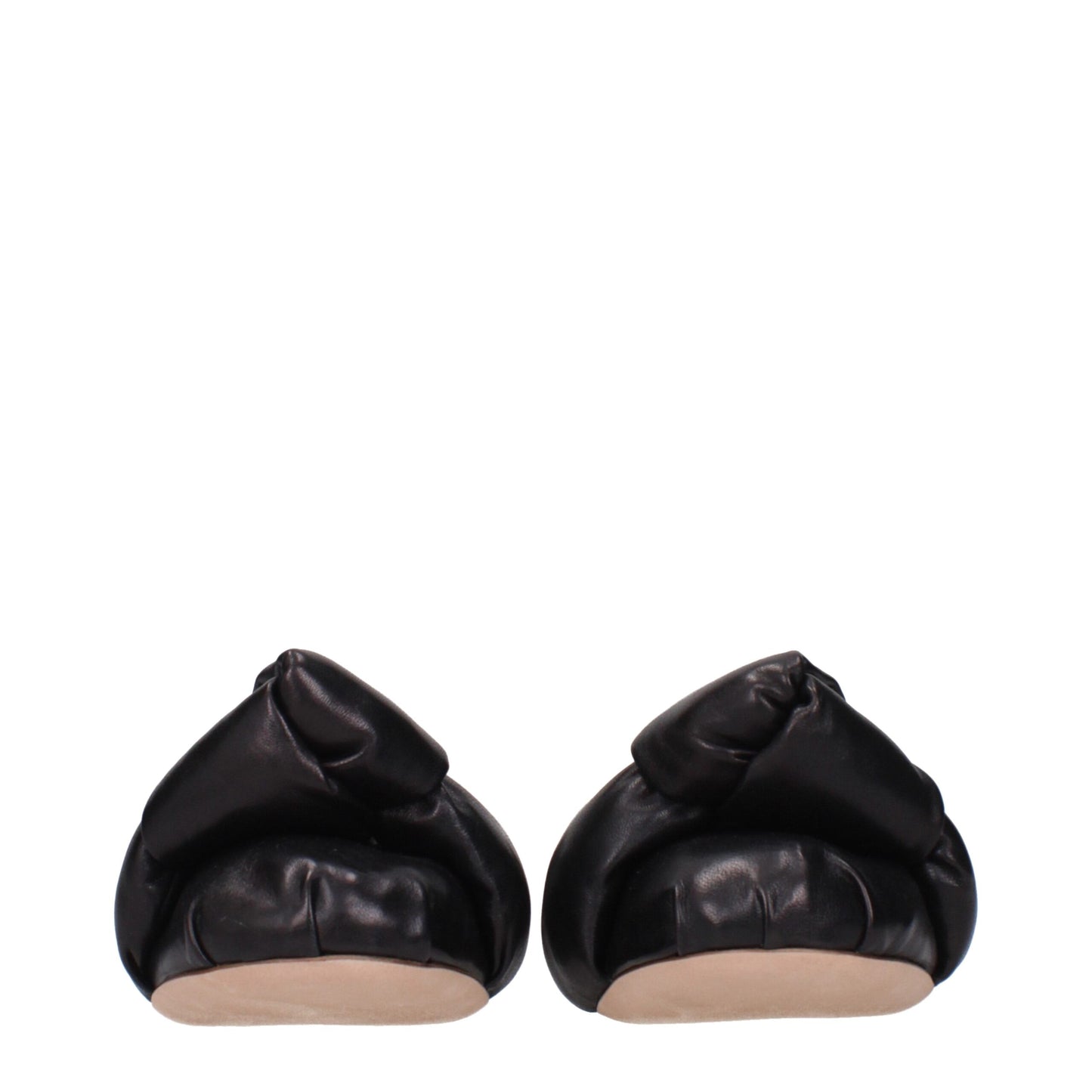 Miu Miu Black Leather Ballet Flats - Effortless Elegance