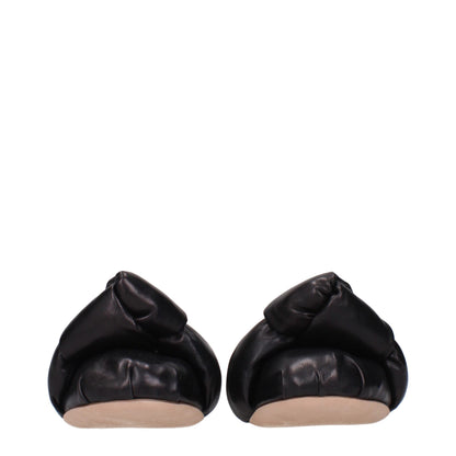 Miu Miu Black Leather Ballet Flats - Effortless Elegance