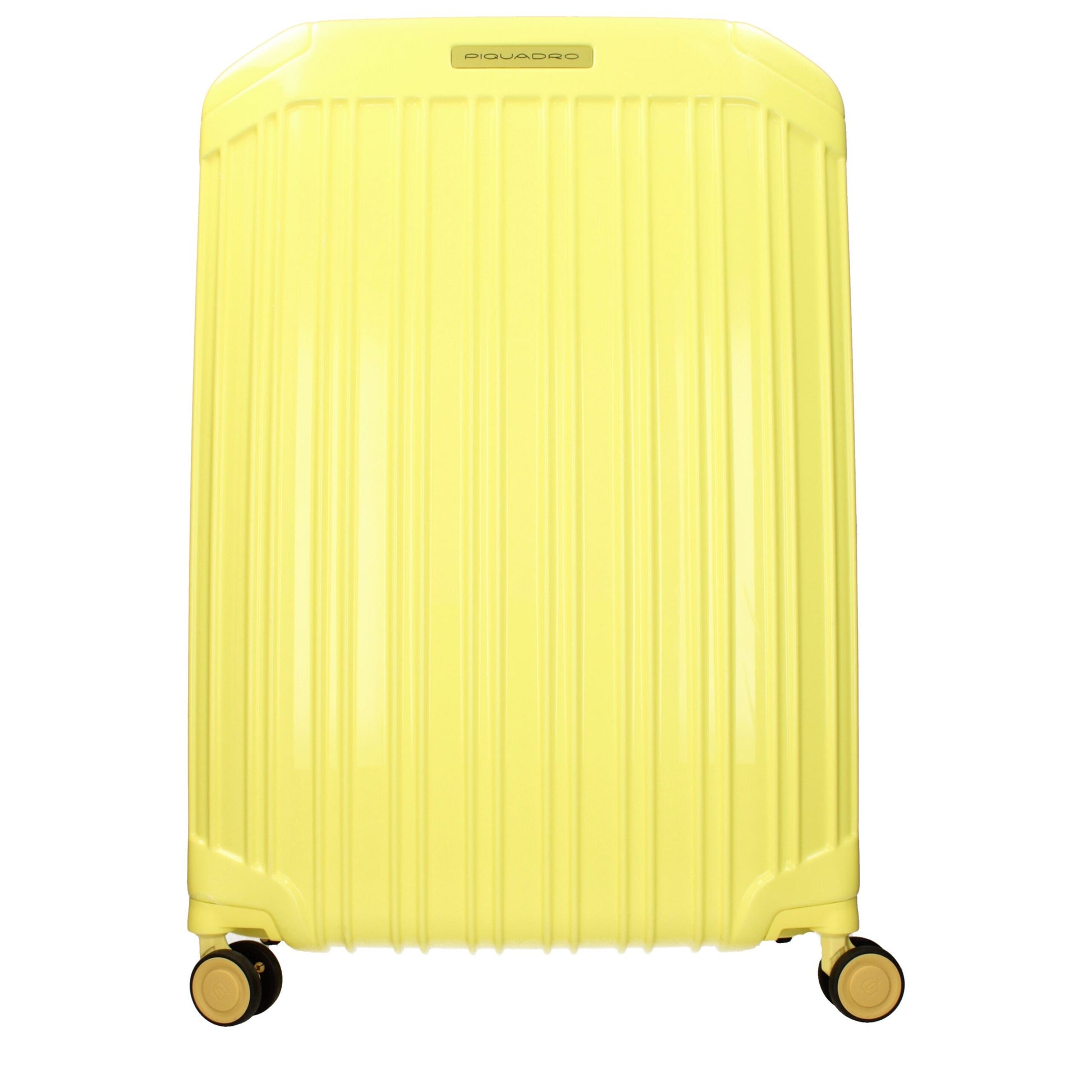 Piquadro Yellow Polycarbonate Trolley