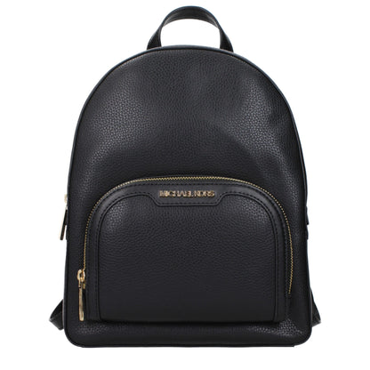 Michael Kors Black Leather Backpack