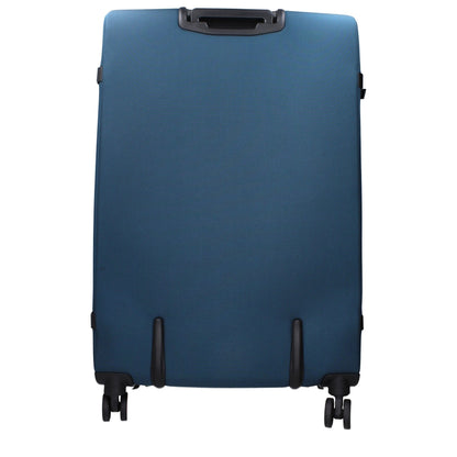 Piquadro Blue Fabric Trolley Luggage