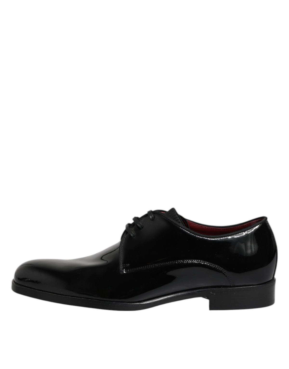 Dolce & Gabbana Black Leather Lace Up Men's Derby Formal Shoes
