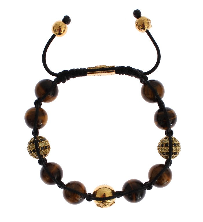  - Chic Multicolor CZ & Tigers Eye Bracelet