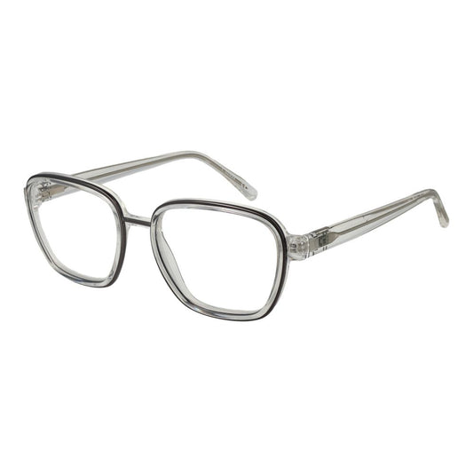 Guess Transparent Men’s Optical Frames – Trapezium Shape, 53mm