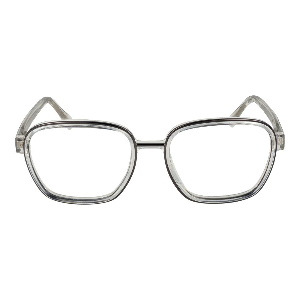 Guess Transparent Men’s Optical Frames – Trapezium Shape, 53mm