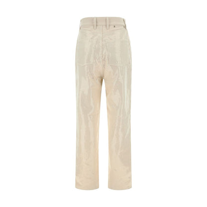 Golden Goose Cotton Denim Pants with Sequins