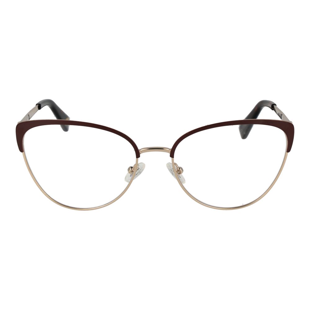 Guess Unisex Optical Glasses – Brown Full-Rim Frames, 56mm