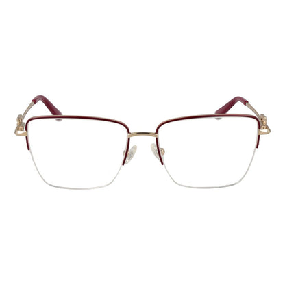 Guess Women’s Optical Frames – Red Half-Rim, 55mm