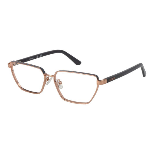 Guess Women's Rose Gold Optical Frames – Full-Rim, 55mm