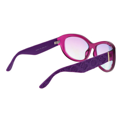 Guess Women’s Oval Sunglasses – Purple Full-Rim, 60mm