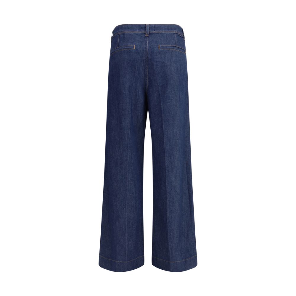 7FOR Halona Wide Leg Jeans