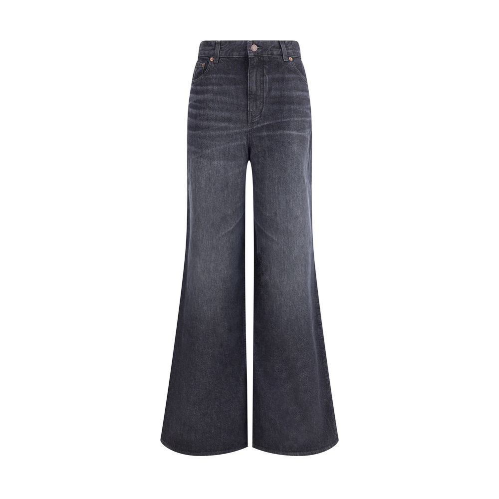 Chloé Wide-leg Jeans: Effortless Elegance in Cotton