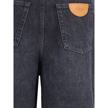 Chloé Wide-leg Jeans: Effortless Elegance in Cotton
