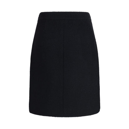 Chloé Bouclé Wool Midi Skirt