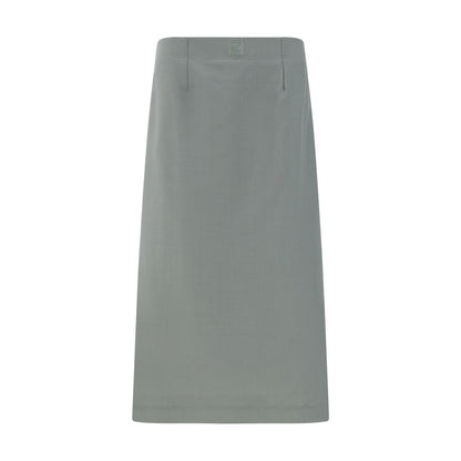 Fendi Wool Mohair Kid Skirt
