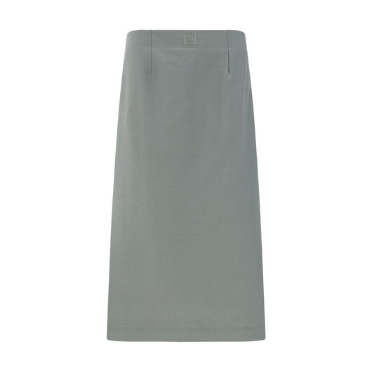 Fendi Wool Mohair Kid Skirt