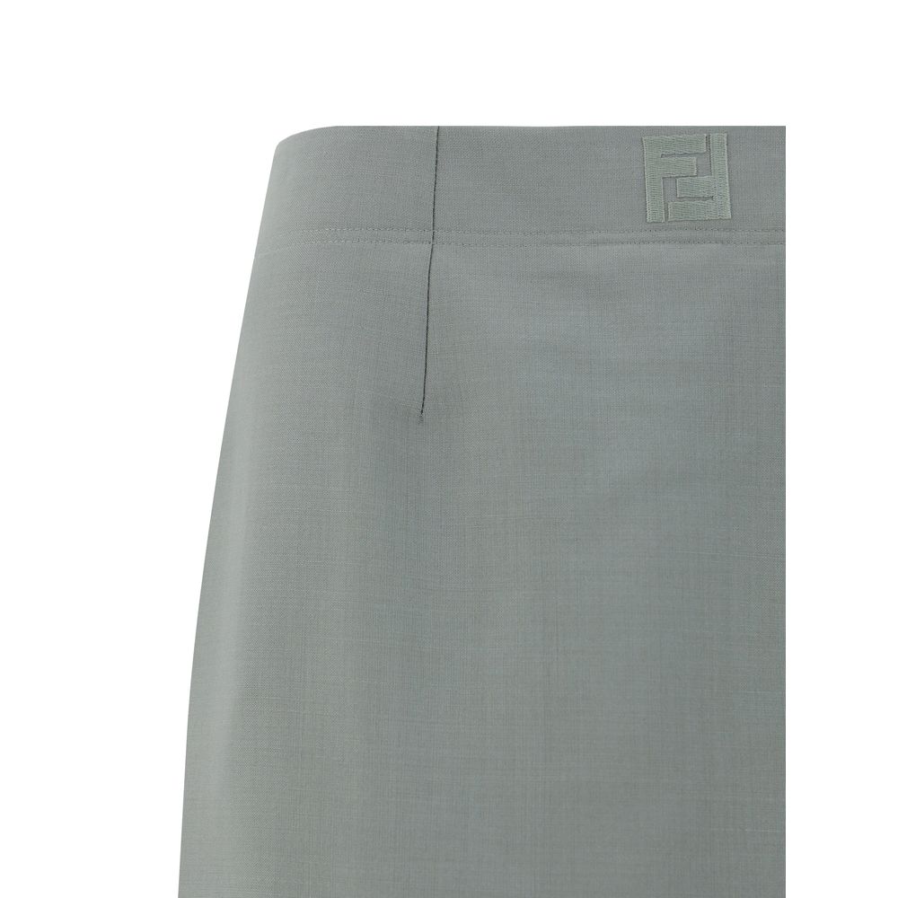 Fendi Wool Mohair Kid Skirt