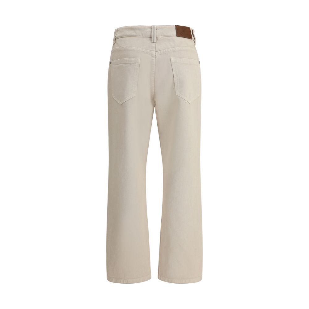 Brunello Cucinelli Straight Dyed Jeans - Elegant Versatility Redefined