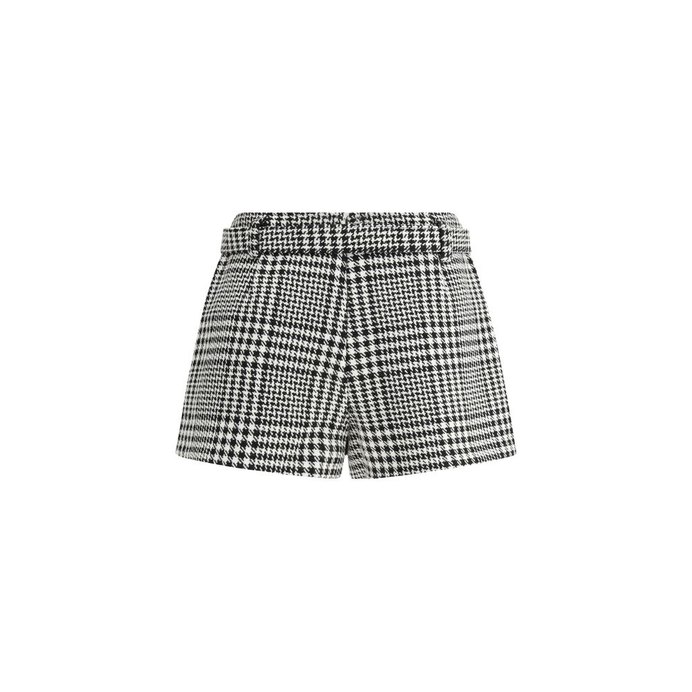 Self-Portrait Houndstooth Wool Pants-skirt