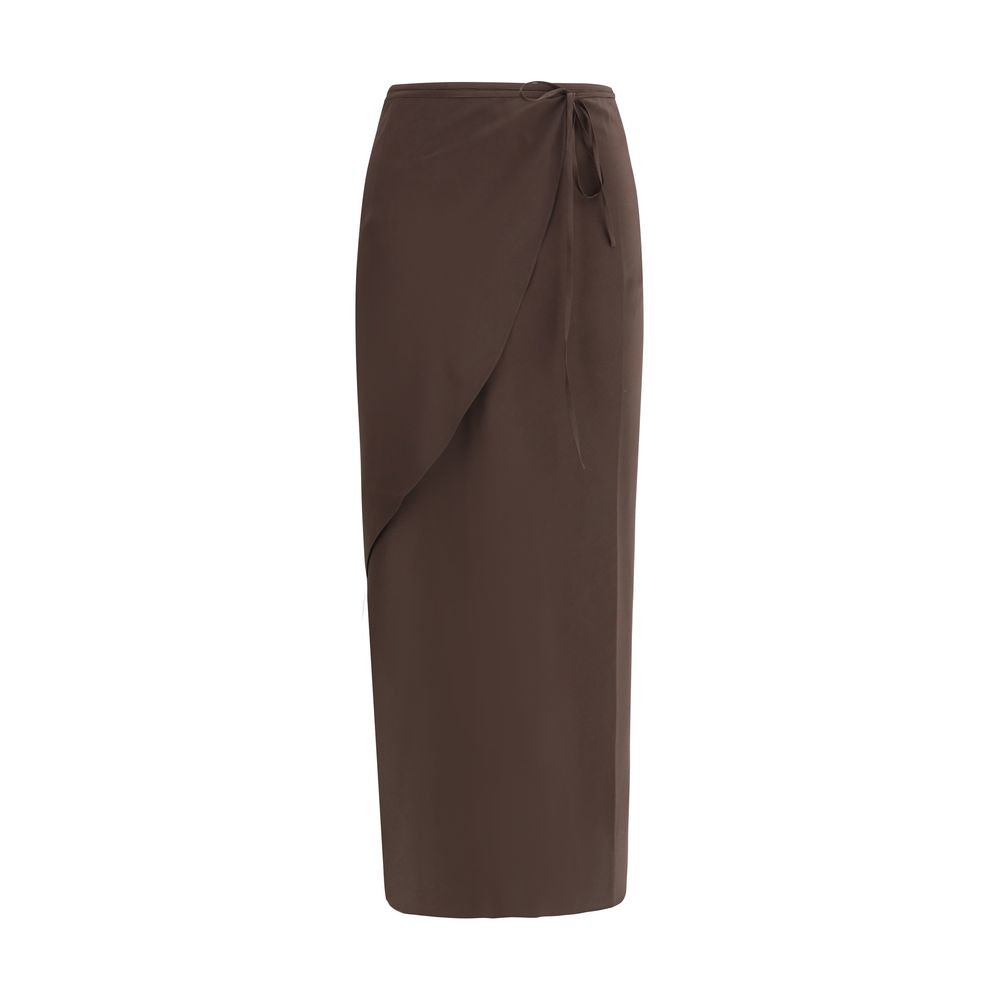 Petar Petrov Silk Midi Skirt