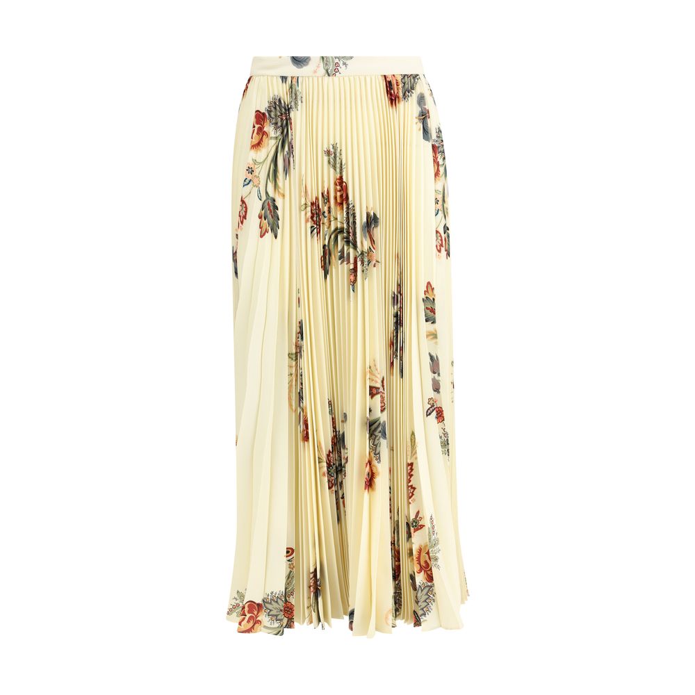 Etro Plissé Midi Skirt