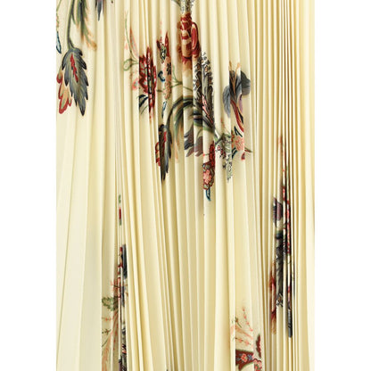 Etro Plissé Midi Skirt