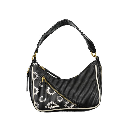 Desigual Black Handbag with Removable Shoulder Handle