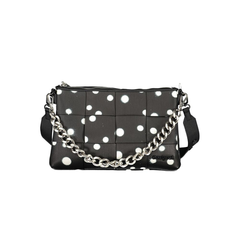 Desigual Black Polka Dot Handbag