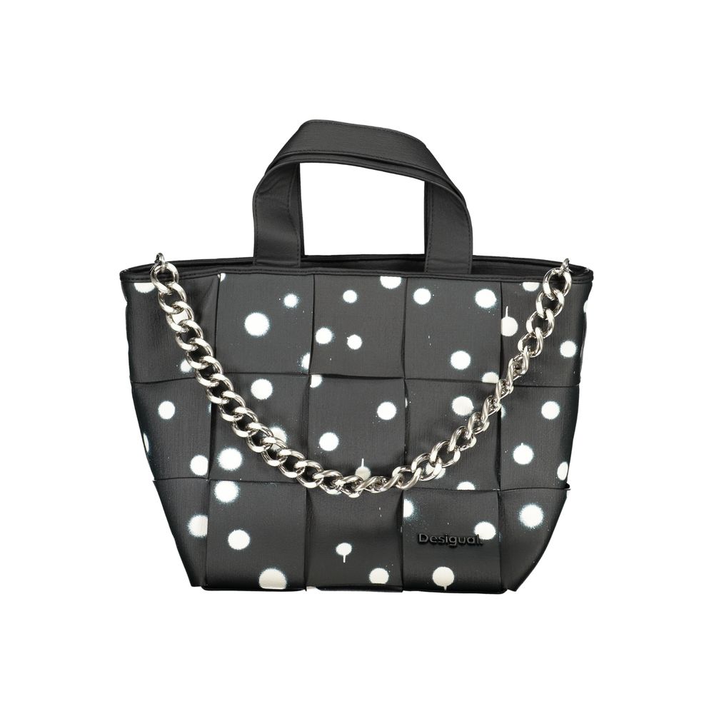 Desigual Black Handbag: Stylish Versatility