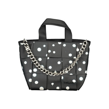 Desigual Black Handbag: Stylish Versatility