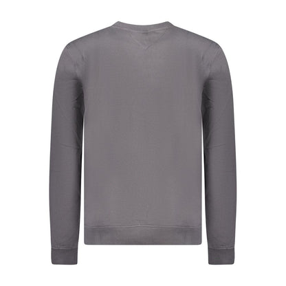 Tommy Hilfiger Gray Cotton Crew Neck Sweater