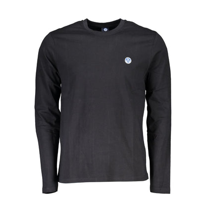 North Sails Black Cotton Long Sleeve T-Shirt