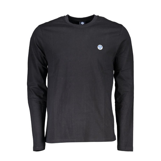 North Sails Black Cotton Long Sleeve T-Shirt