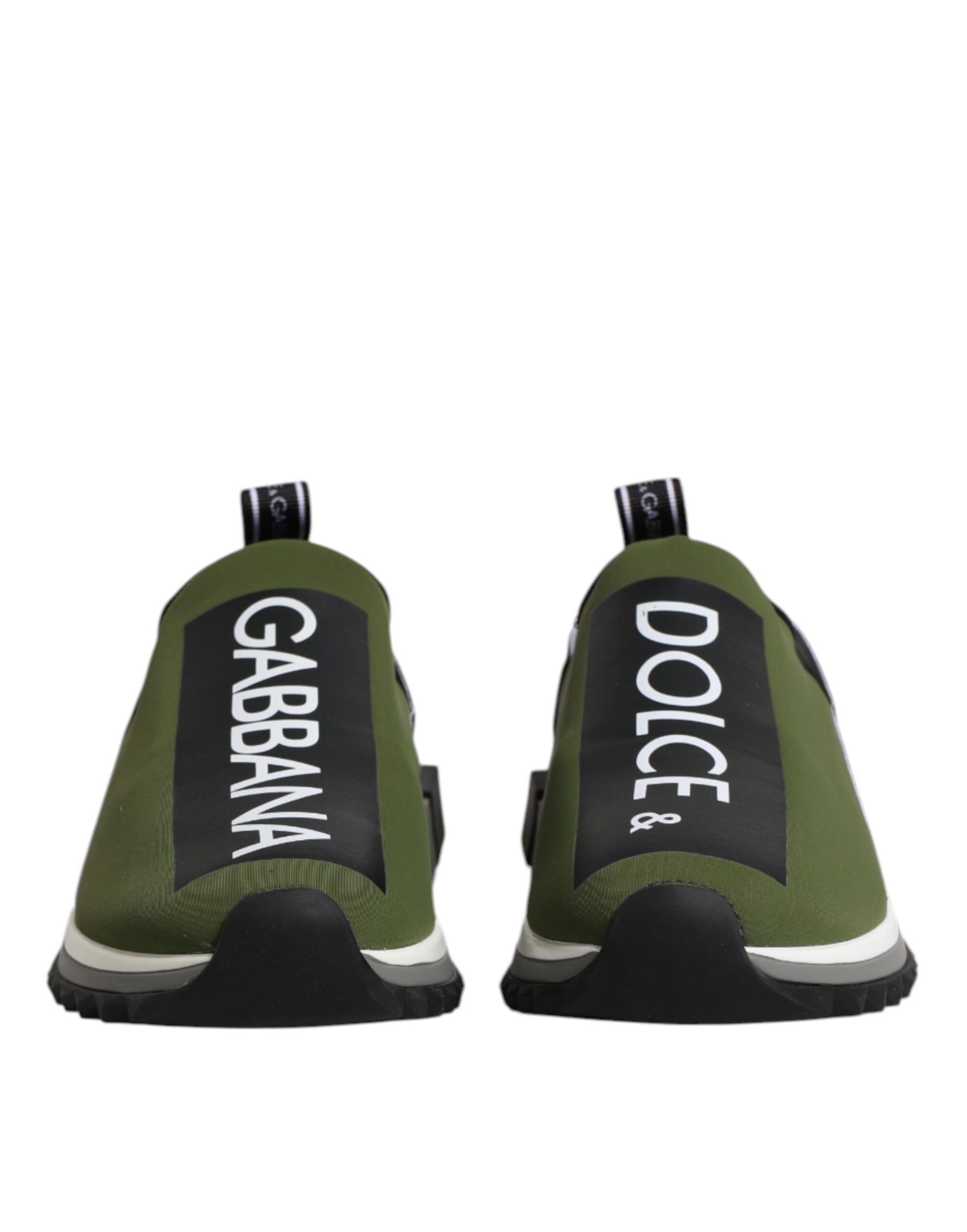 Dolce & Gabbana Green Logo Low Top Sorrento Sneakers