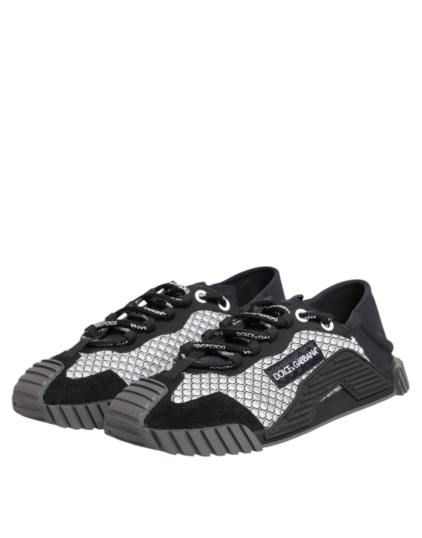 Dolce & Gabbana Multicolor Lace Up Low Top NS1 Sneakers