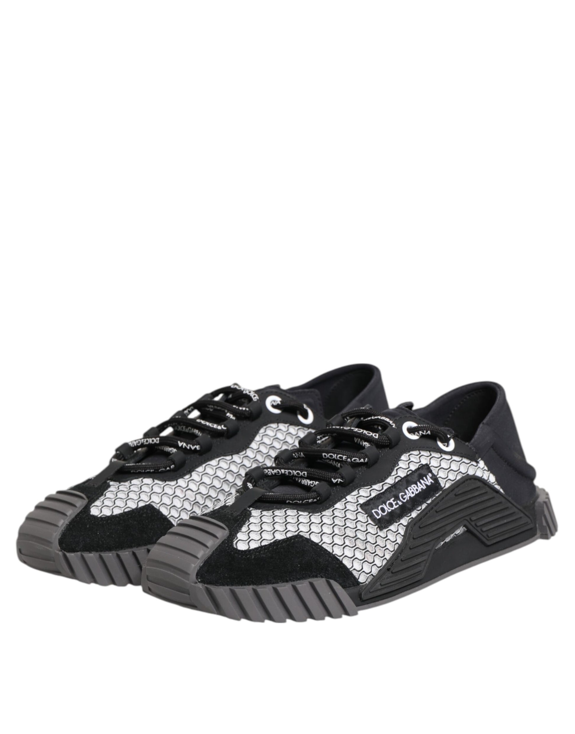 Dolce & Gabbana Multicolor Lace Up Low Top NS1 Sneakers