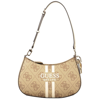 Guess Jeans Beige Polyethylene Women Handbag - Noelle II
