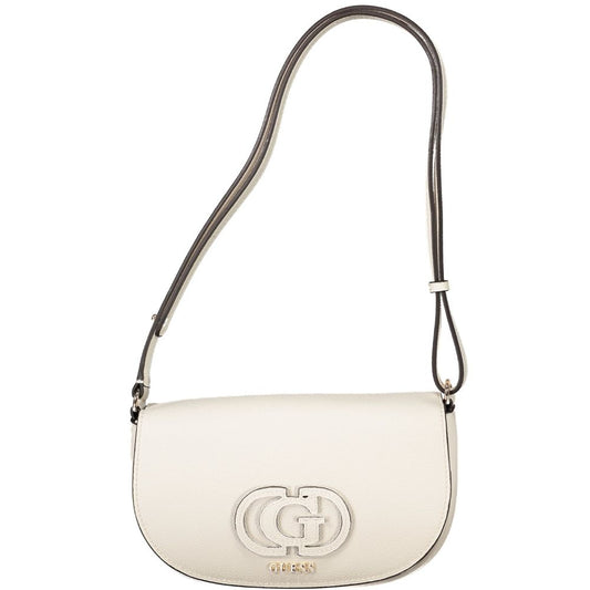 Guess Jeans CALEBRA BAG - White Polyethylene Handbag for Women