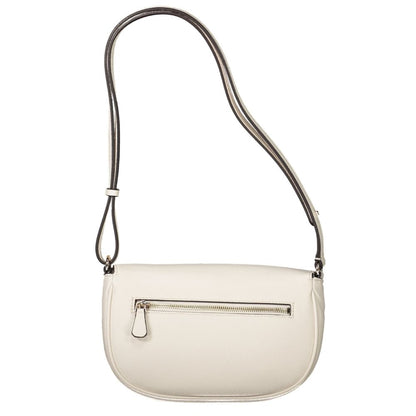Guess Jeans CALEBRA BAG - White Polyethylene Handbag for Women